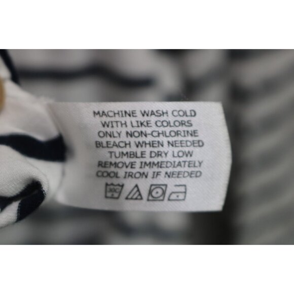 Coolibar-UPF 50+ 3/4 Sleeve Striped Nautical Dress-Medium-Preppy - Picture 9 of 12